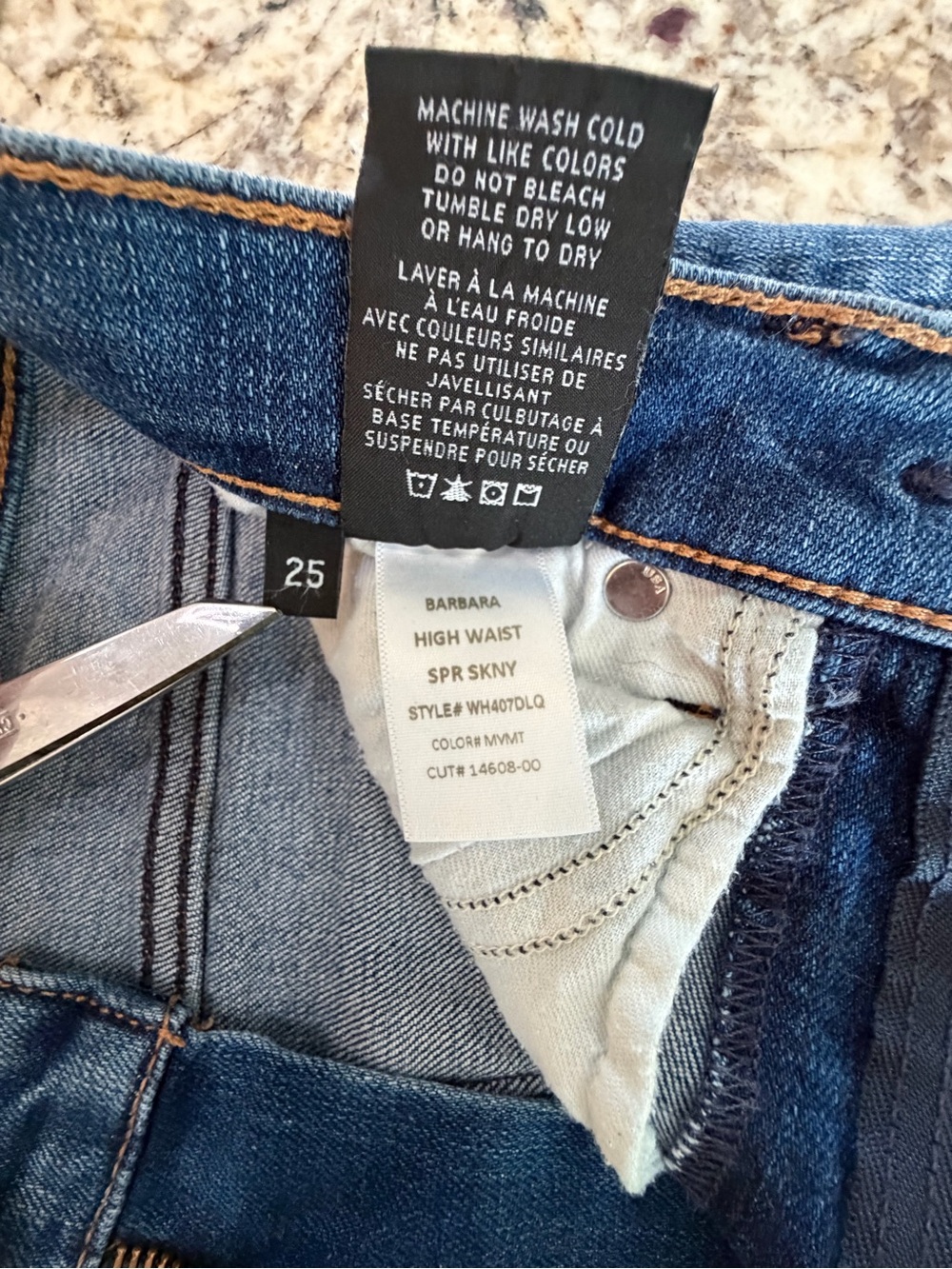 Hudson Jeans Women's Barbara High Waist Skinny Distress Size 25 NWOT - Picture 5 of 6